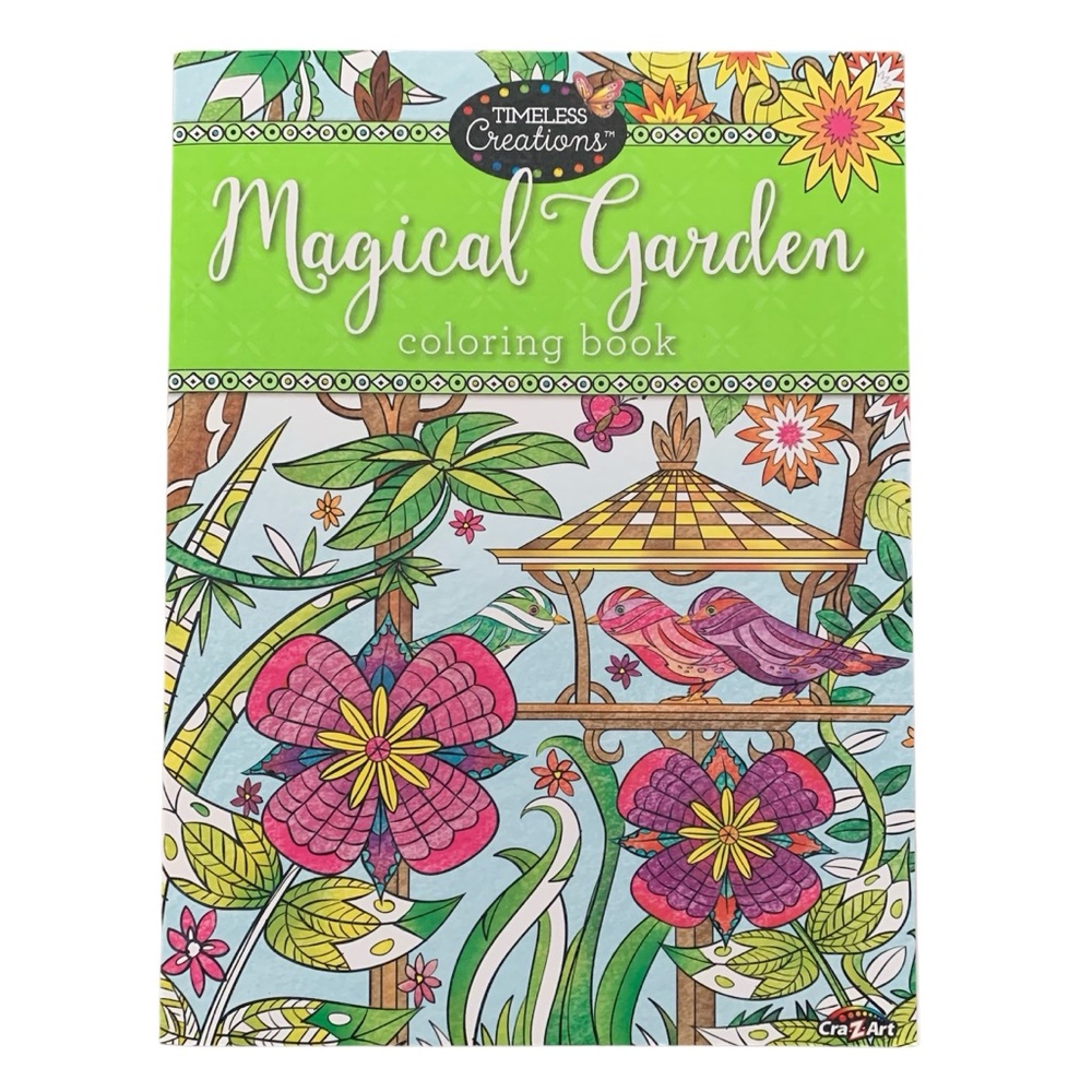 Timeless Creations Magical Garden Coloring Book NEW 64 pages